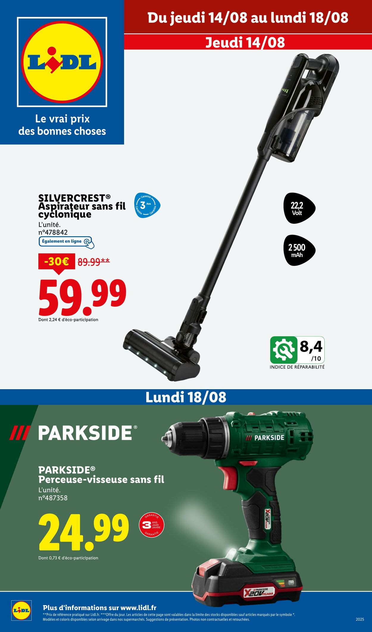 Catalogue Lidl 14.08.2025 - 18.08.2025