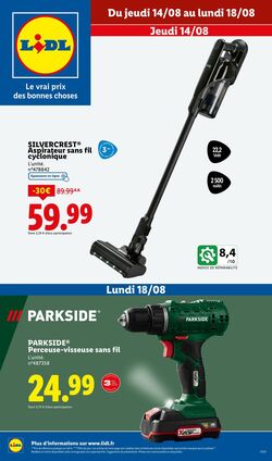 Catalogue Lidl 14.08.2025 - 18.08.2025