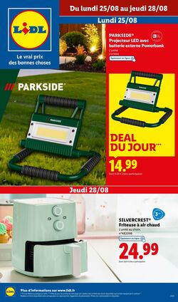 Catalogue Lidl 25.08.2025 - 28.08.2025