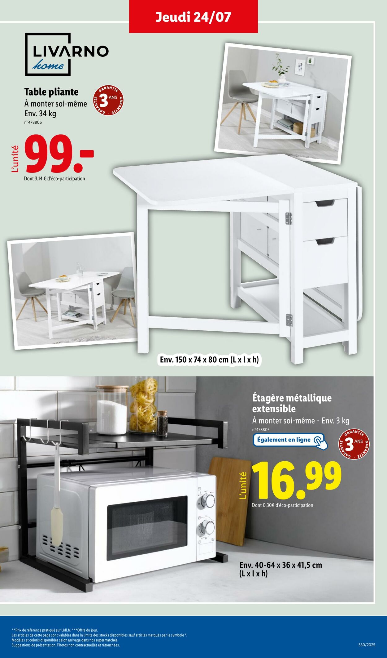 Catalogue Lidl 24.07.2025 - 28.07.2025