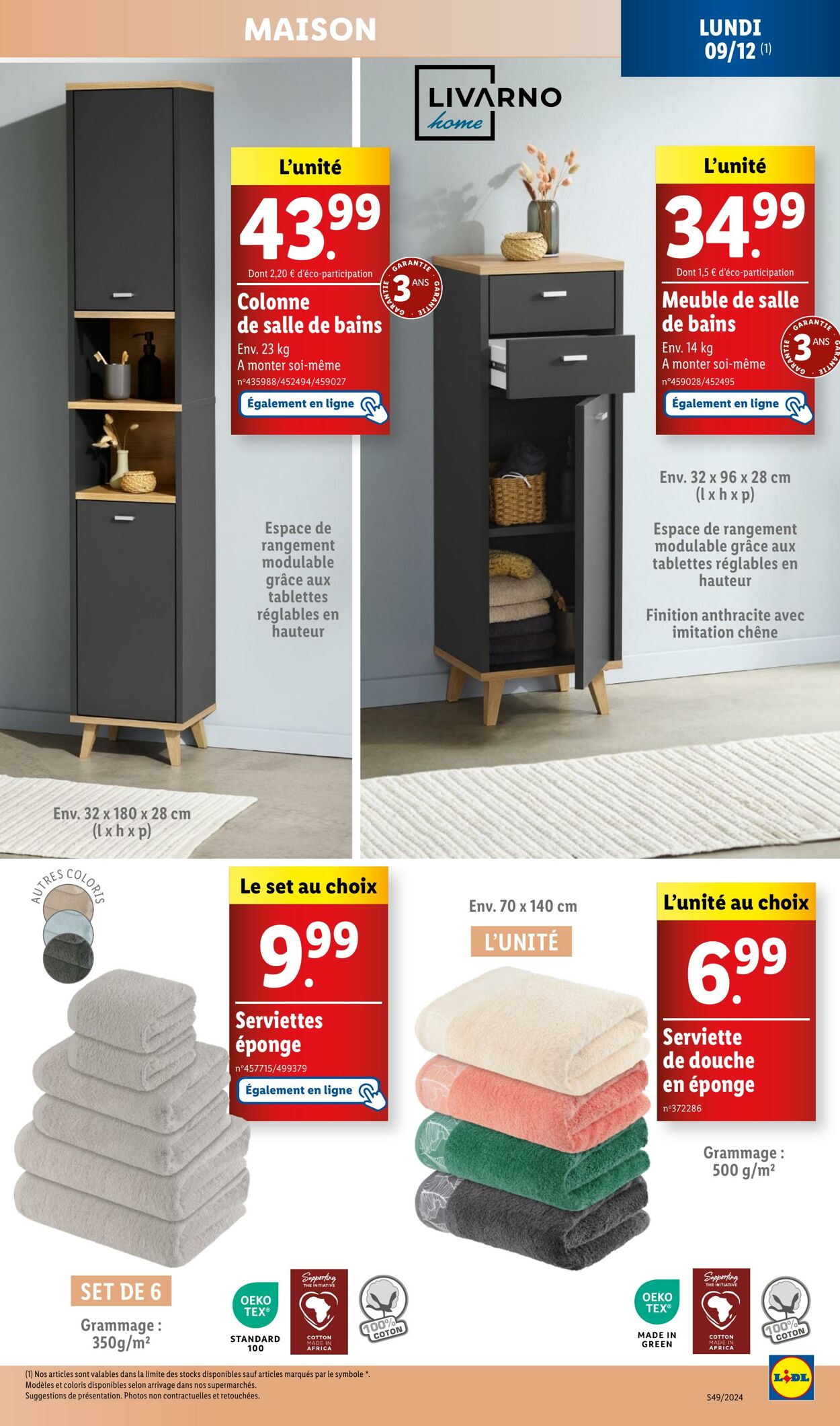 Catalogue Lidl 09.12.2024 - 12.12.2024