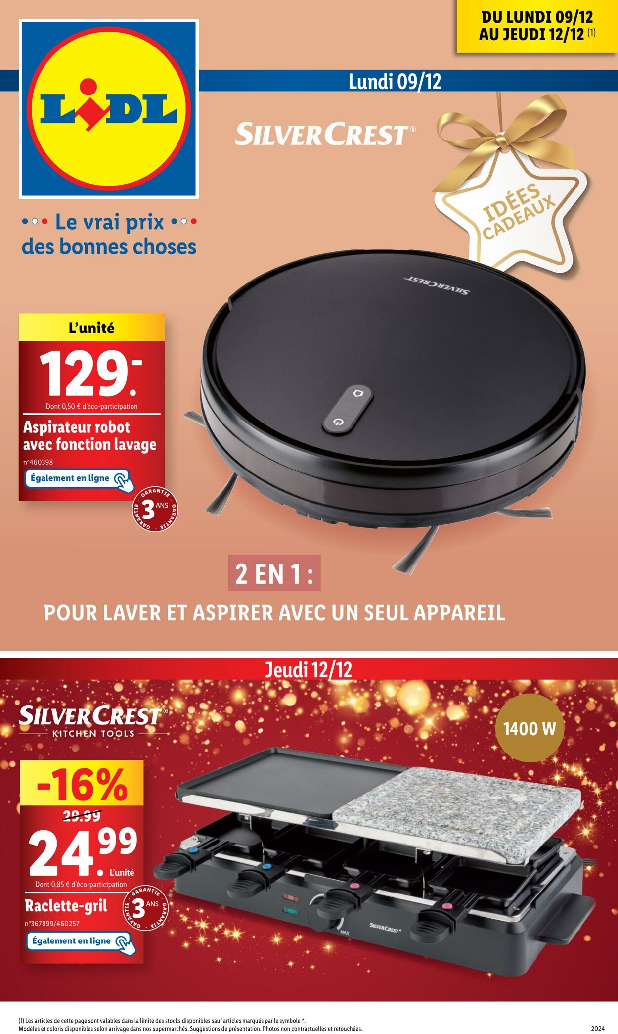 Catalogue Lidl - Les bonnes affaires de la semaine 9 déc. 2024 - 12 déc. 2024