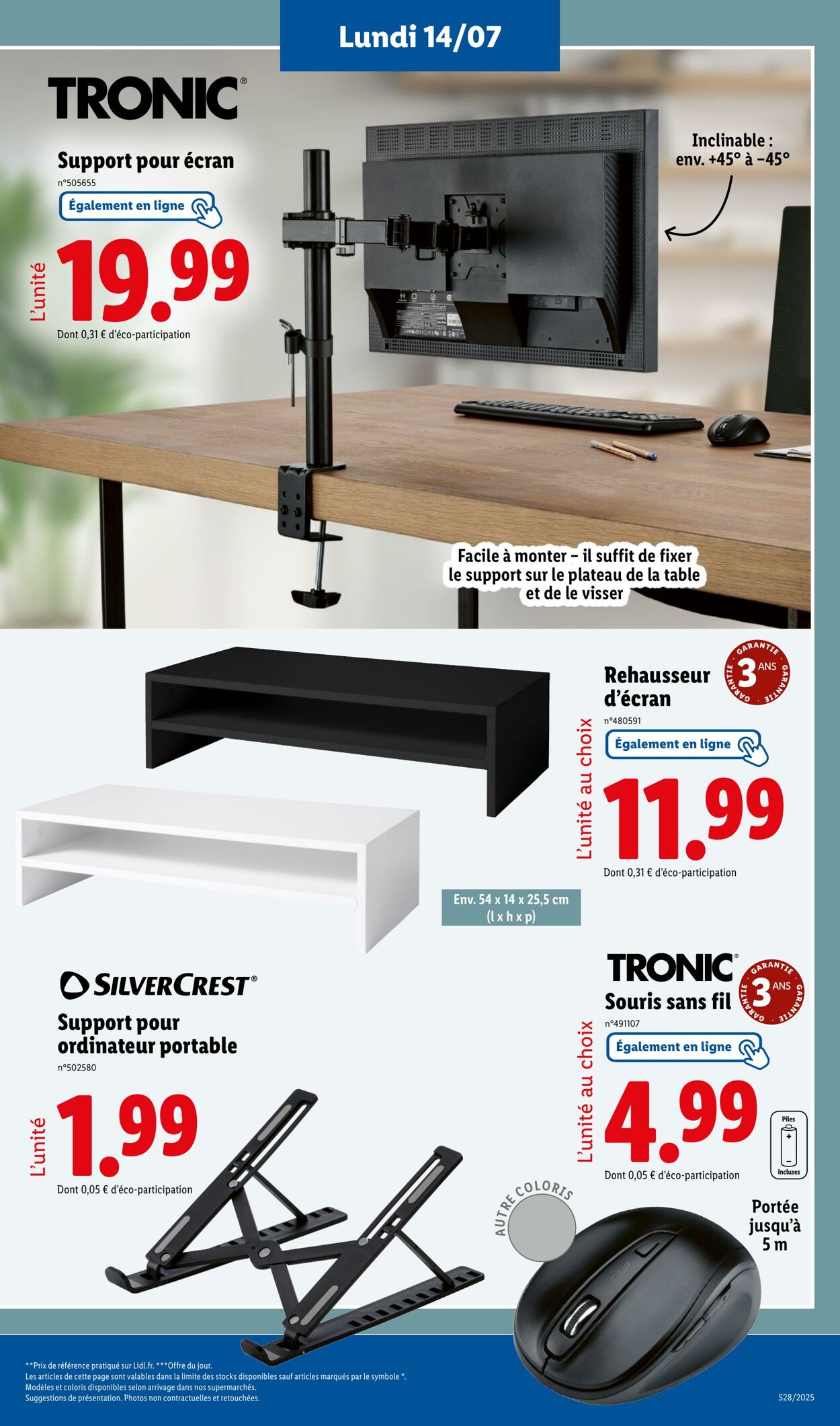 Catalogue Lidl 14.07.2025 - 17.07.2025