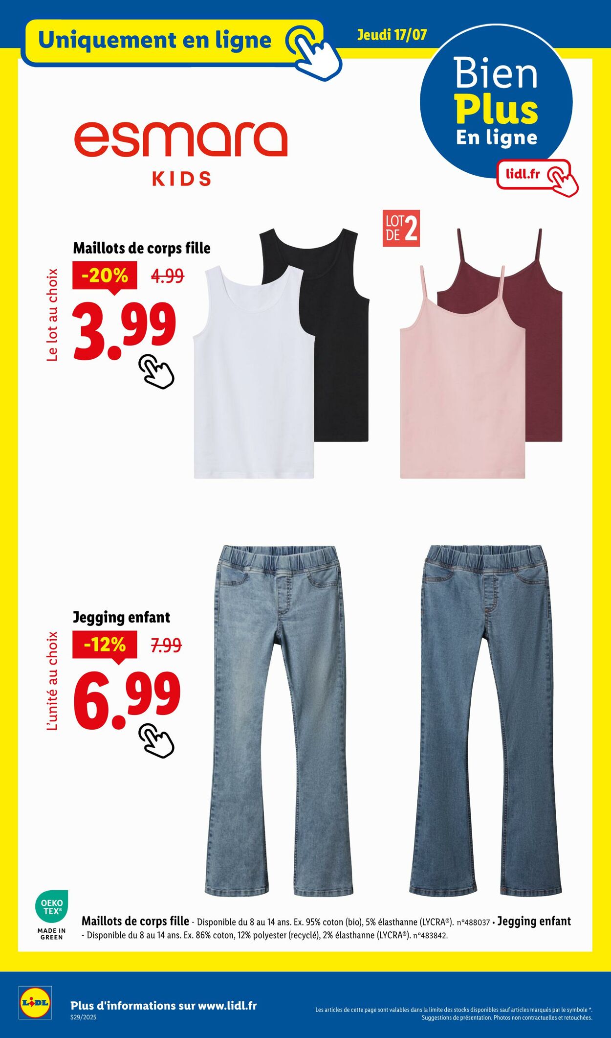 Catalogue Lidl 14.07.2025 - 17.07.2025