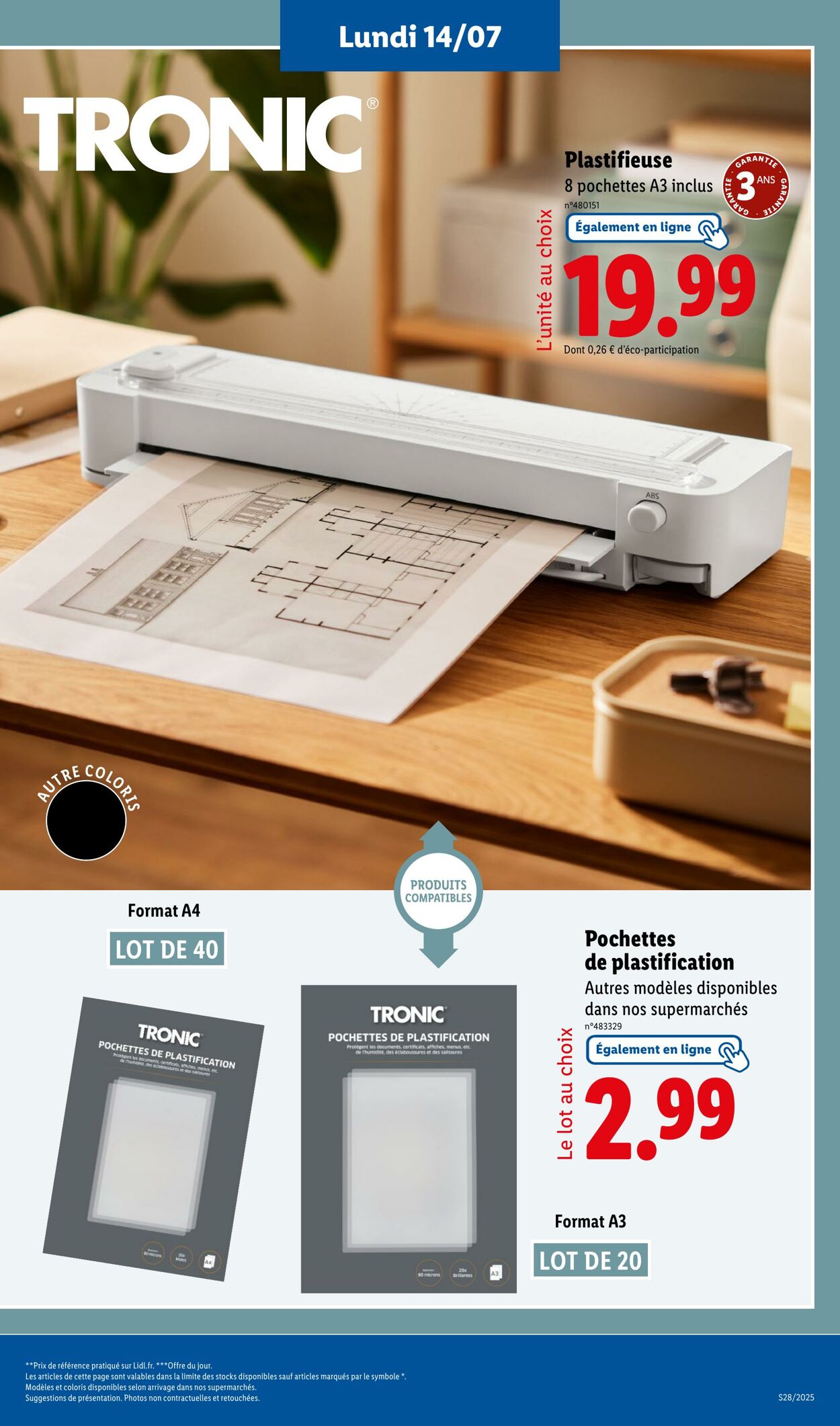 Catalogue Lidl 14.07.2025 - 17.07.2025