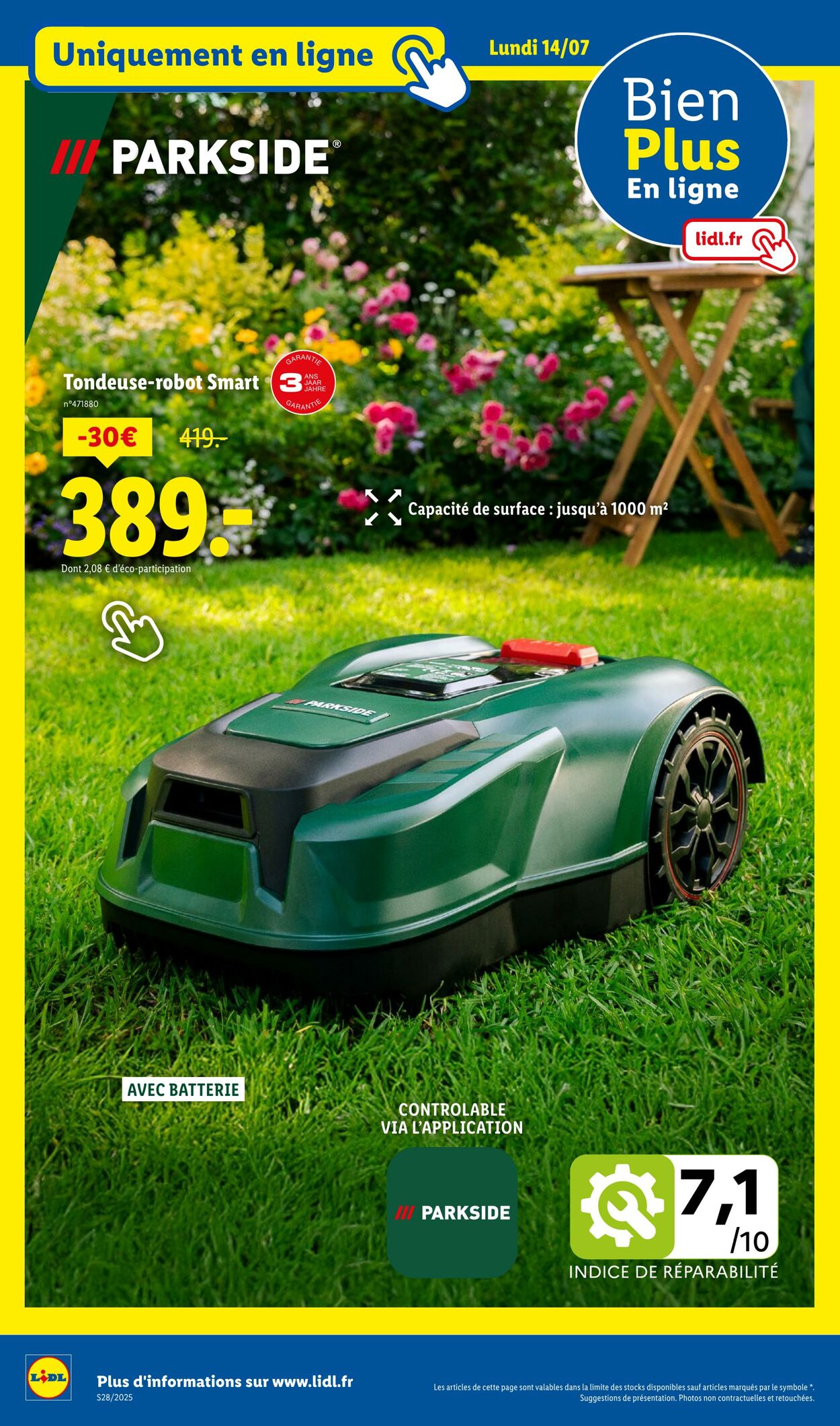 Catalogue Lidl 14.07.2025 - 17.07.2025