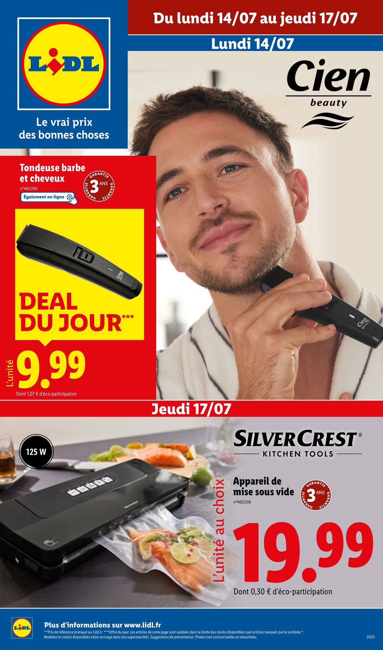 Catalogue Lidl 14.07.2025 - 17.07.2025