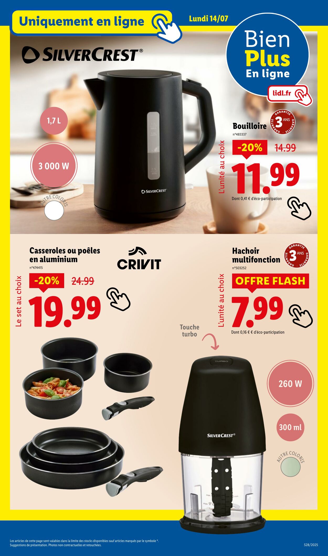 Catalogue Lidl 14.07.2025 - 17.07.2025