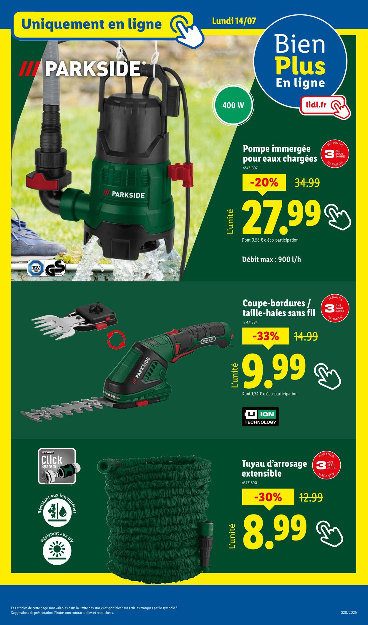Catalogue Lidl 14.07.2025 - 17.07.2025