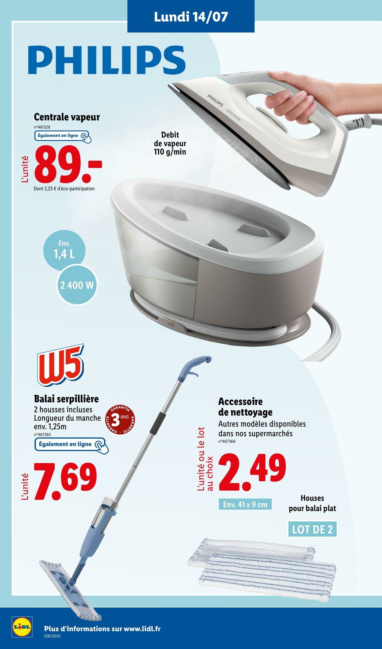 Catalogue Lidl 14.07.2025 - 17.07.2025
