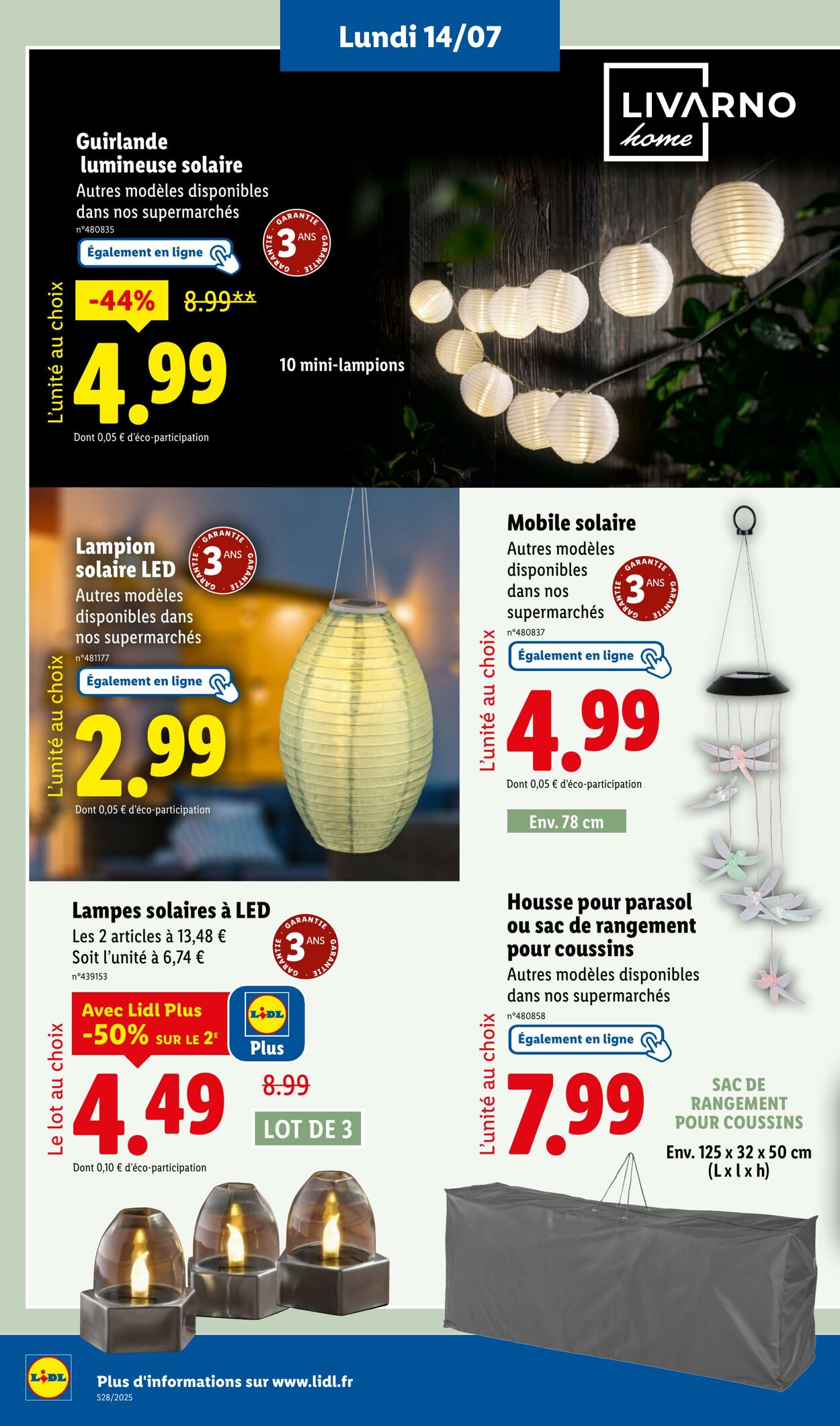 Catalogue Lidl 14.07.2025 - 17.07.2025