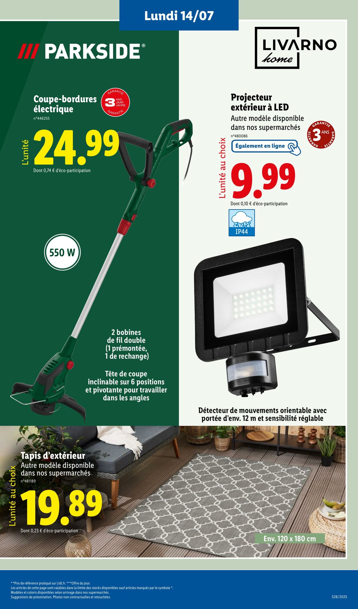 Catalogue Lidl 14.07.2025 - 17.07.2025