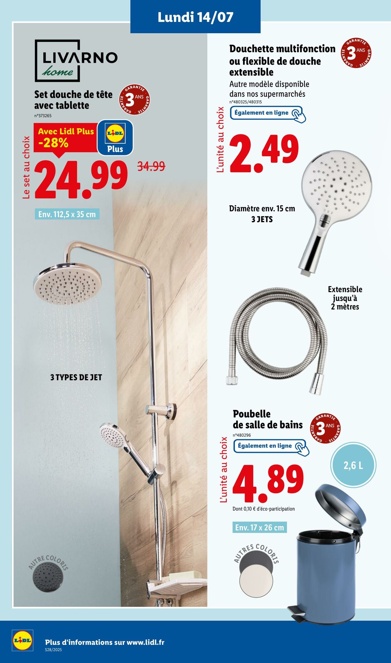 Catalogue Lidl 14.07.2025 - 17.07.2025
