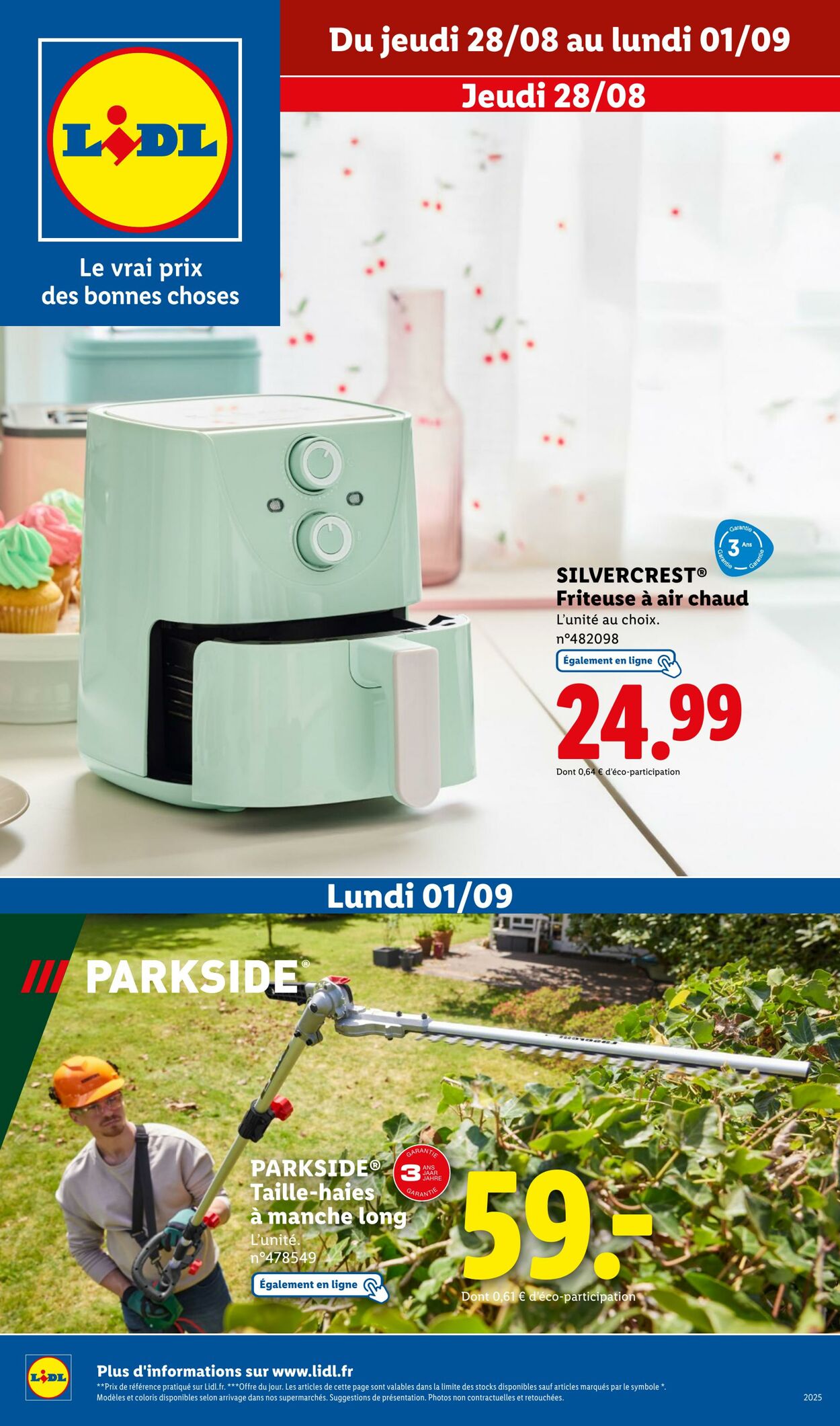 Catalogue Lidl 28.08.2025 - 01.09.2025