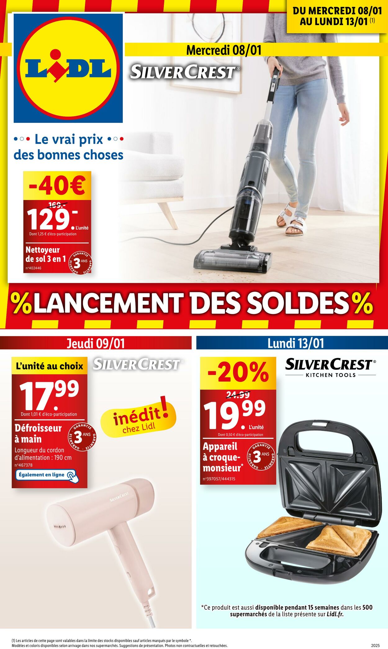 Catalogue Lidl - Les bonnes affaires de la semaine 8 janv. 2025 - 13 janv. 2025