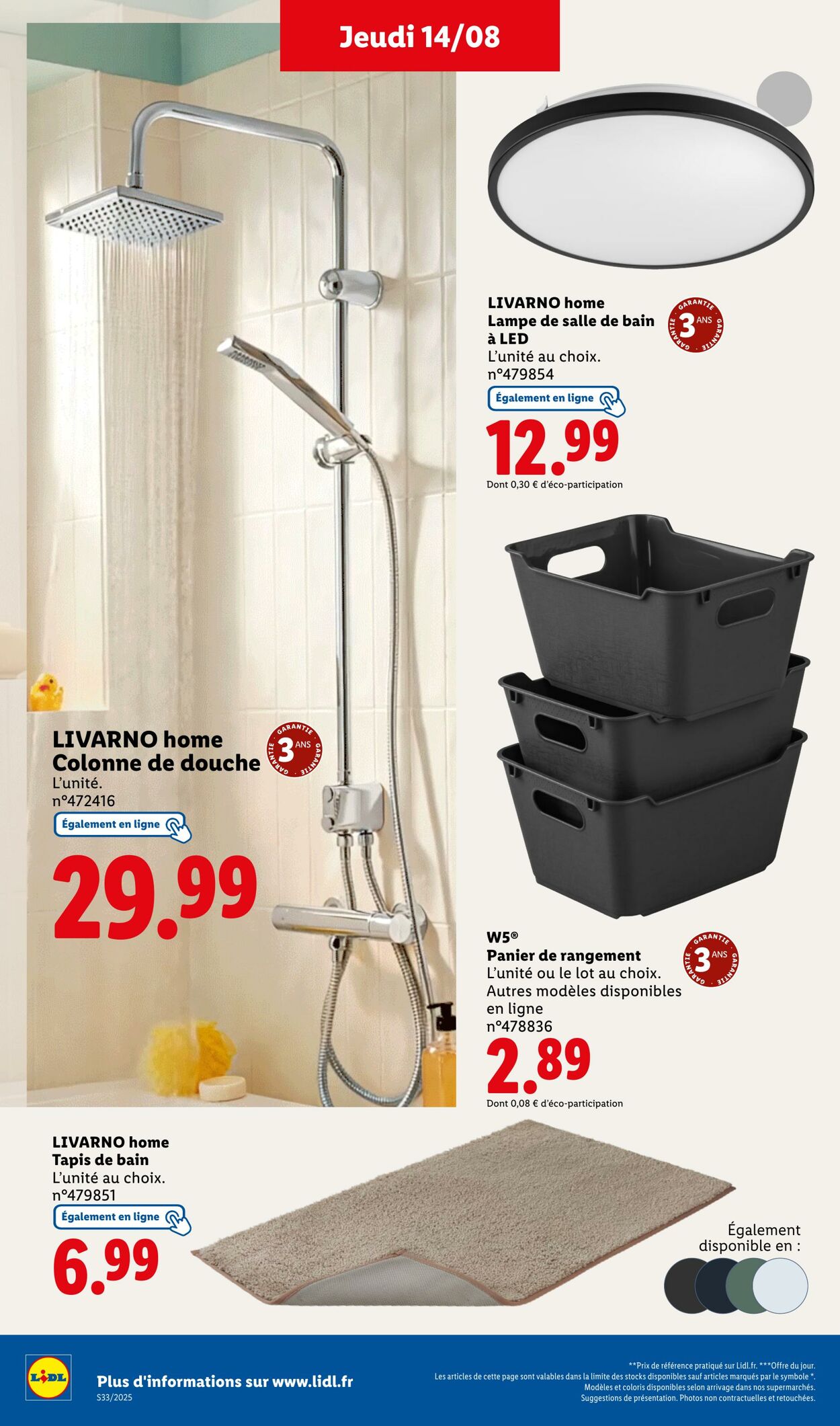 Catalogue Lidl 11.08.2025 - 14.08.2025