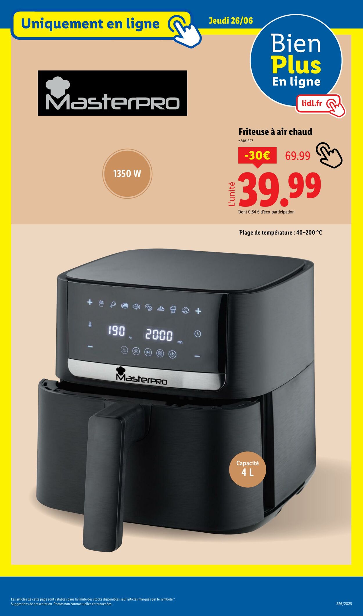 Catalogue Lidl 23.06.2025 - 26.06.2025