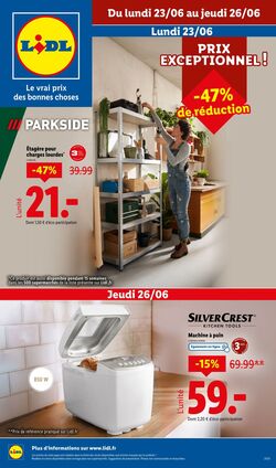 Catalogue Lidl 23.06.2025 - 26.06.2025