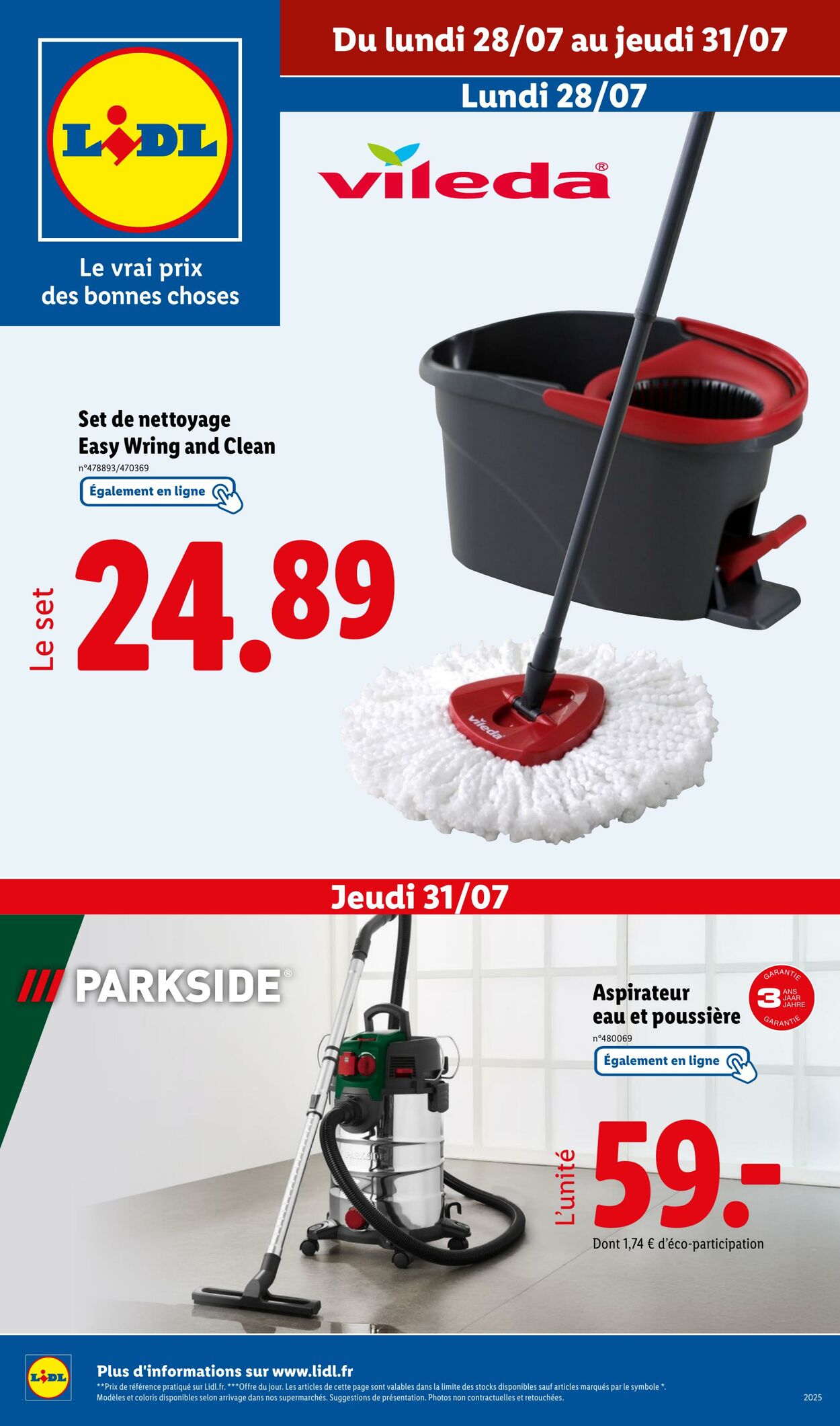 Catalogue Lidl 28.07.2025 - 31.07.2025
