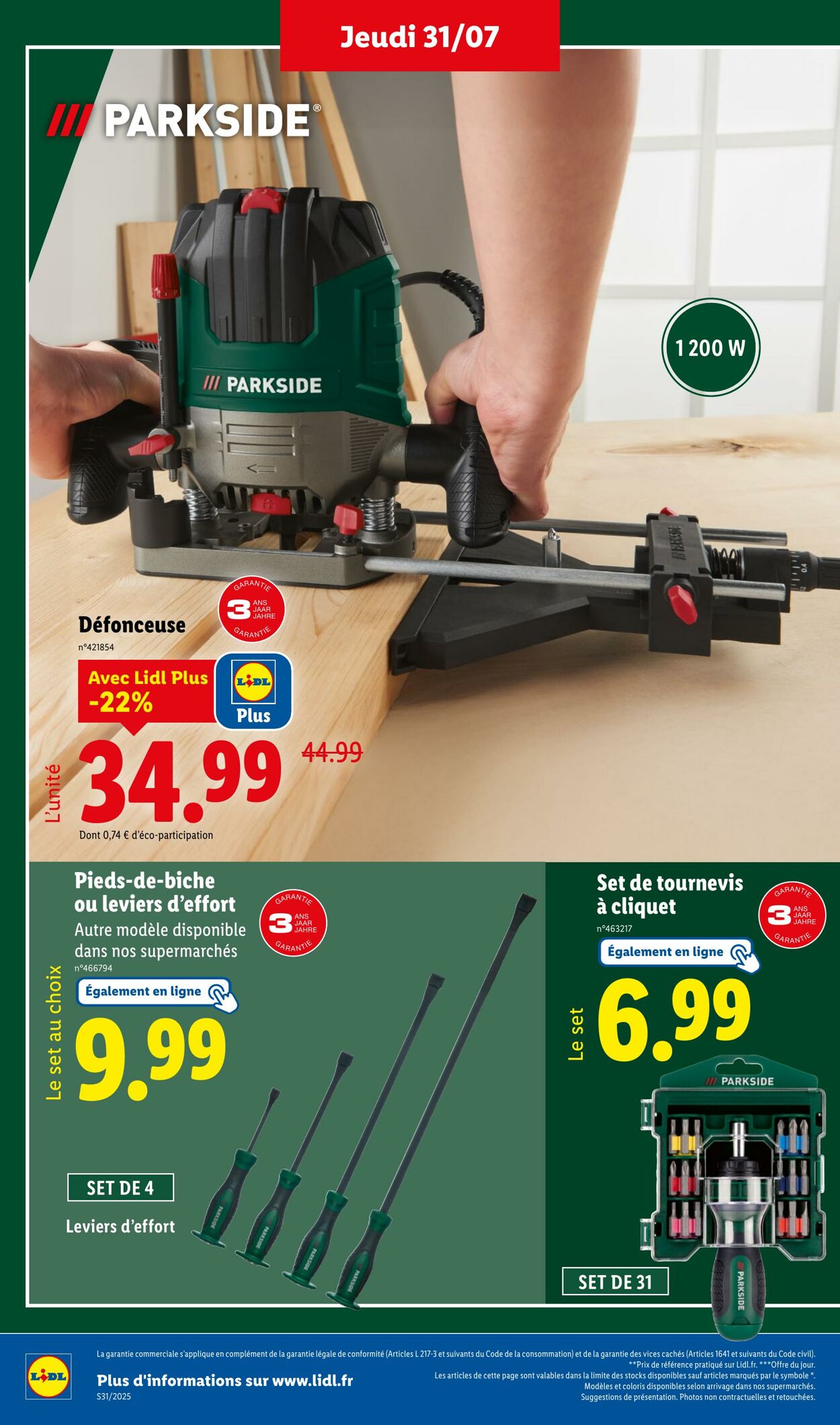 Catalogue Lidl 28.07.2025 - 31.07.2025