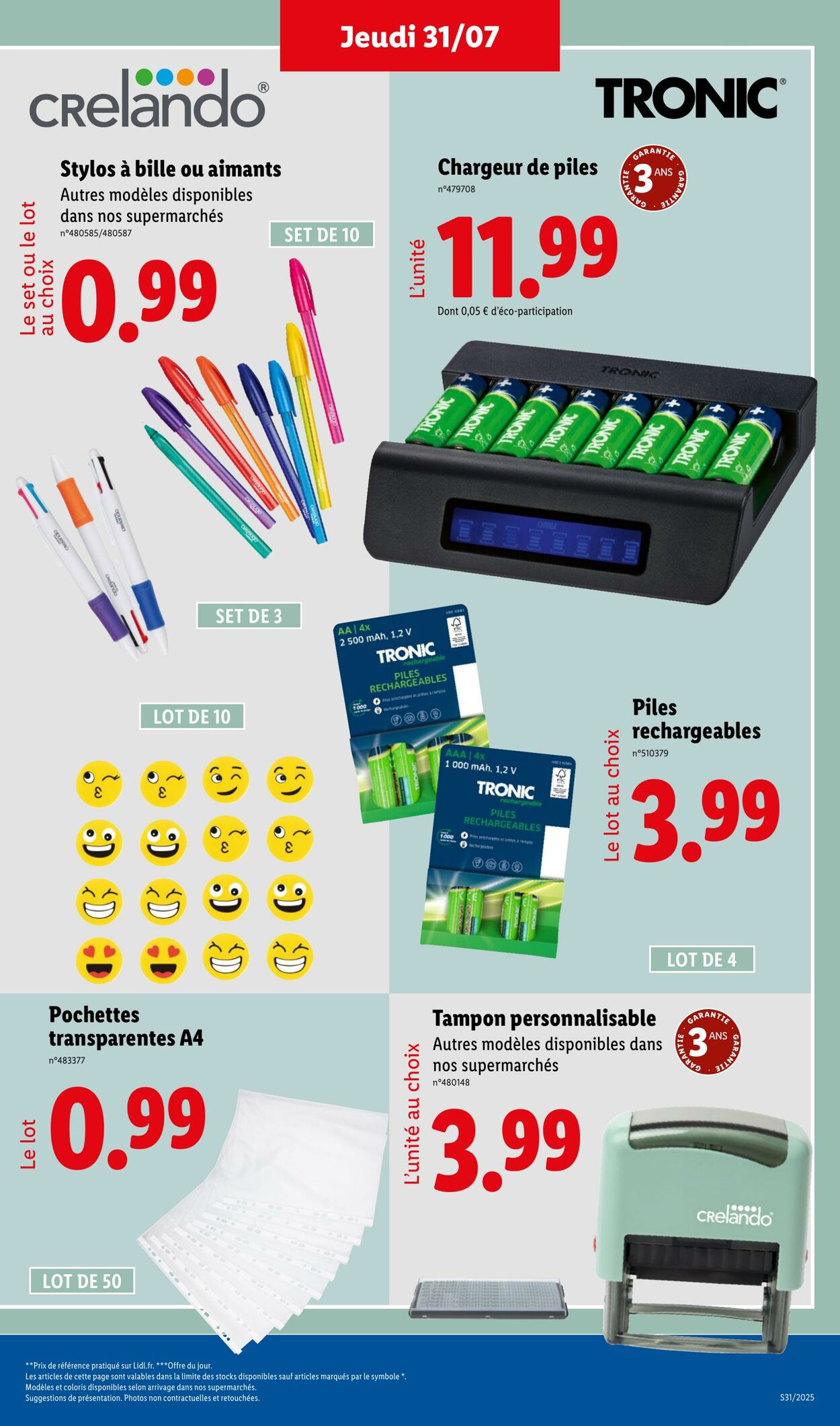 Catalogue Lidl 28.07.2025 - 31.07.2025