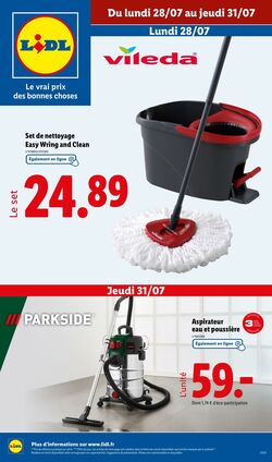 Catalogue Lidl 28.07.2025 - 31.07.2025