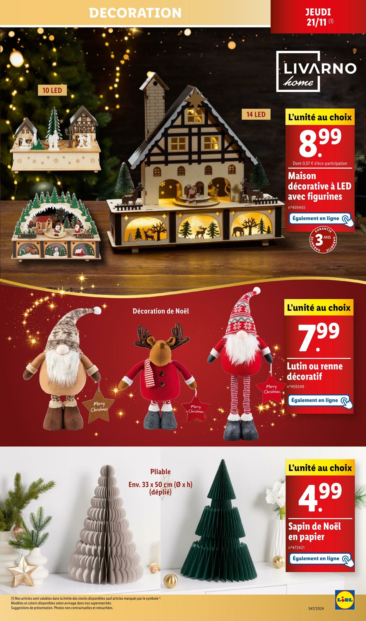 Catalogue Lidl 18.11.2024 - 21.11.2024