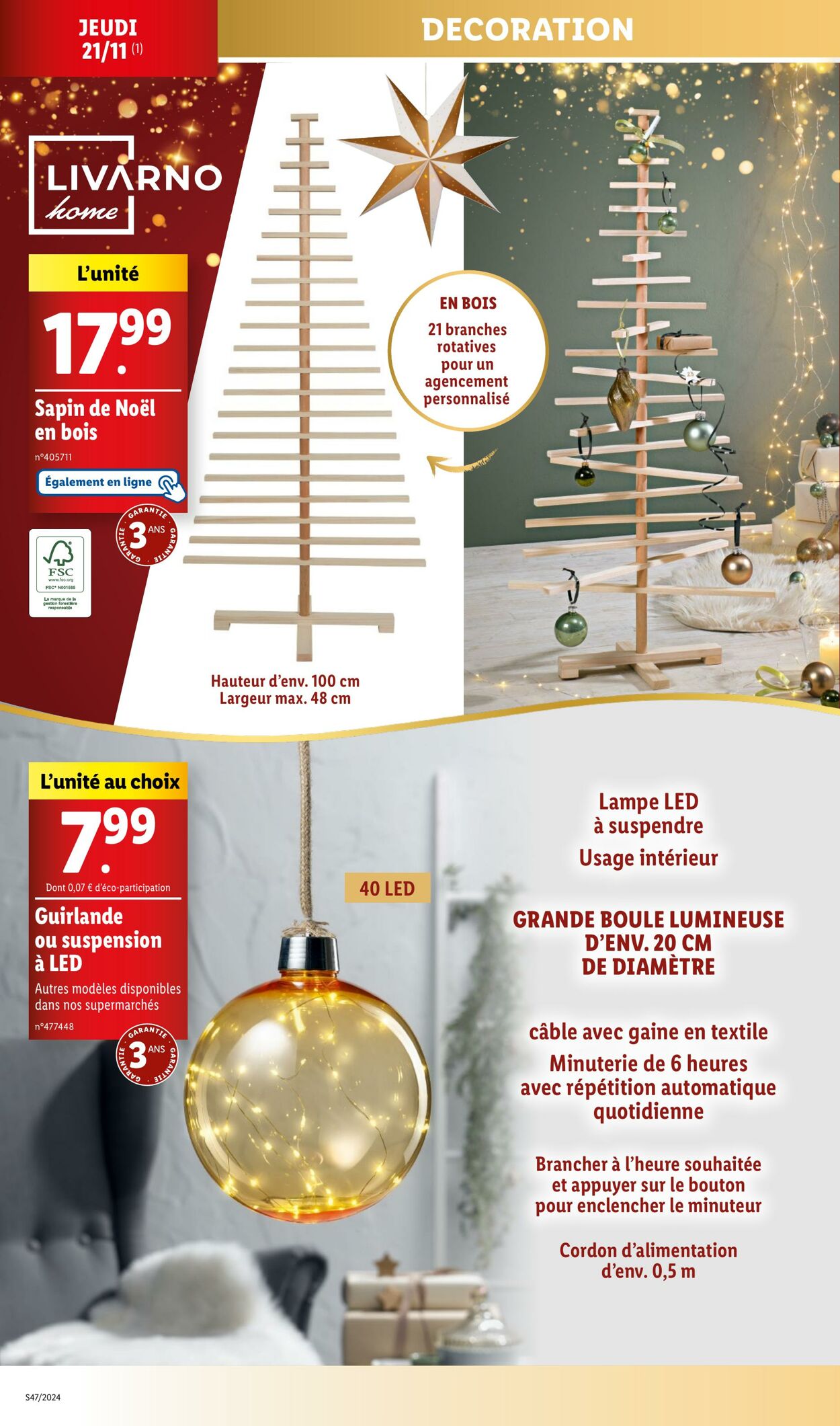 Catalogue Lidl 18.11.2024 - 21.11.2024