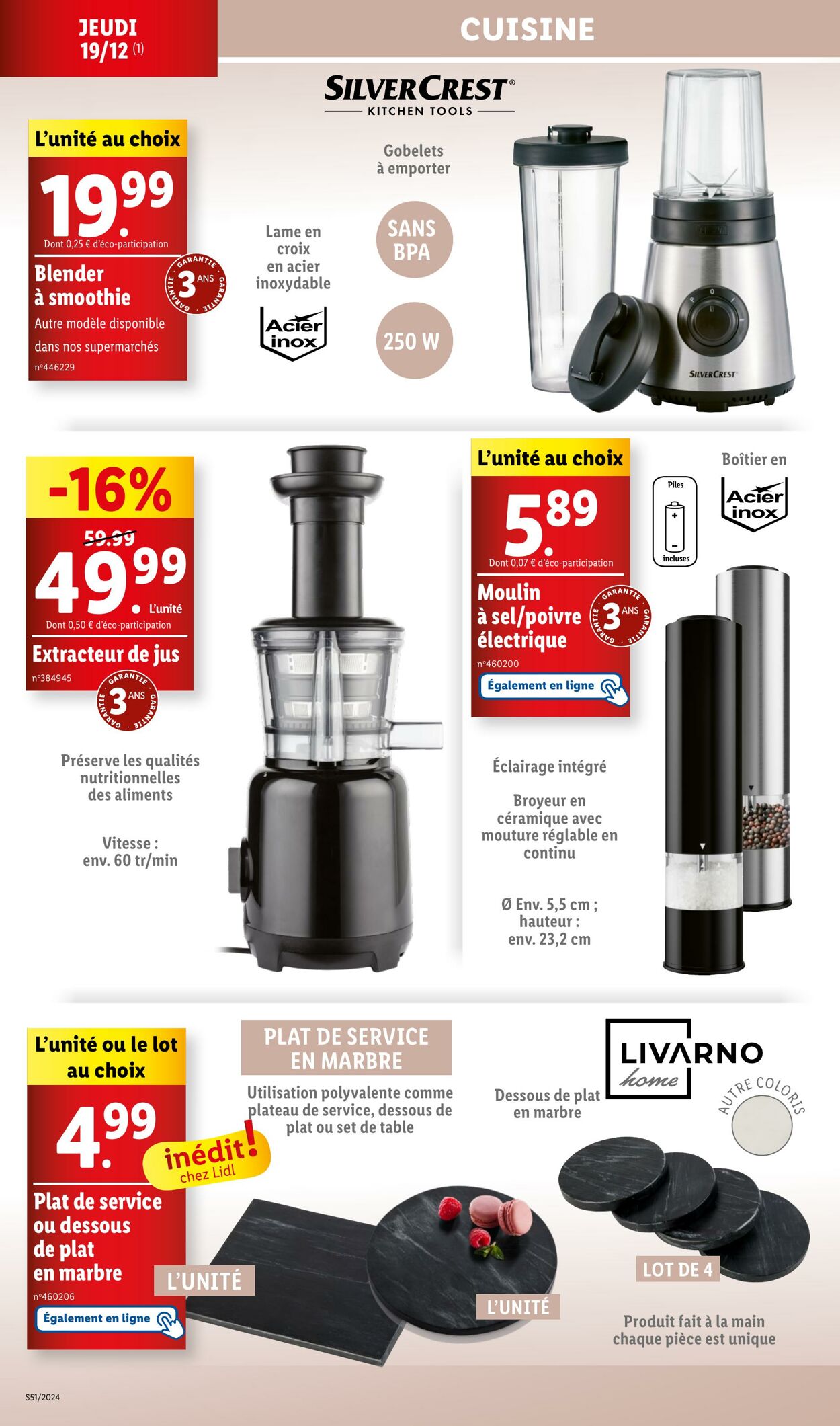 Catalogue Lidl 19.12.2024 - 23.12.2024