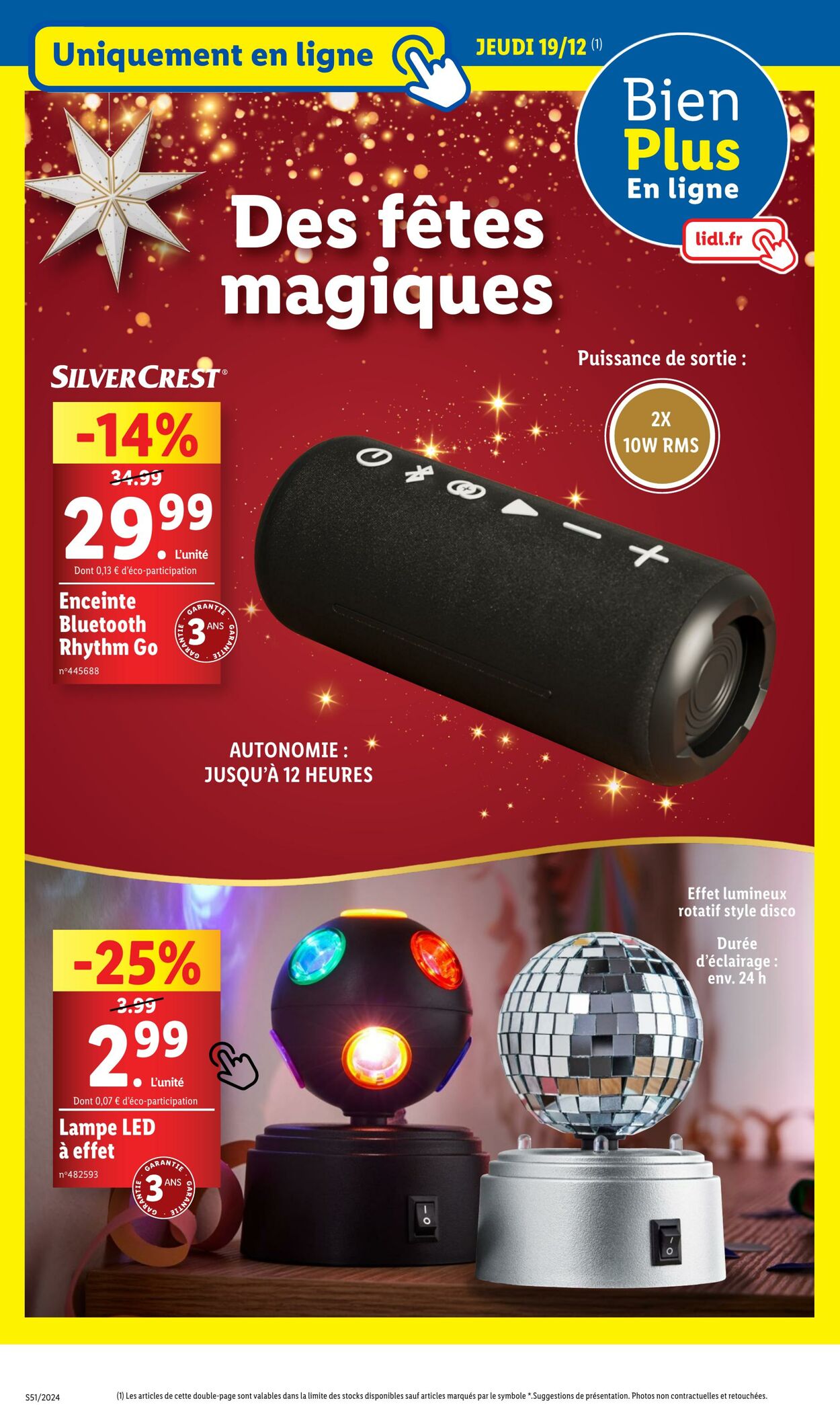 Catalogue Lidl 19.12.2024 - 23.12.2024