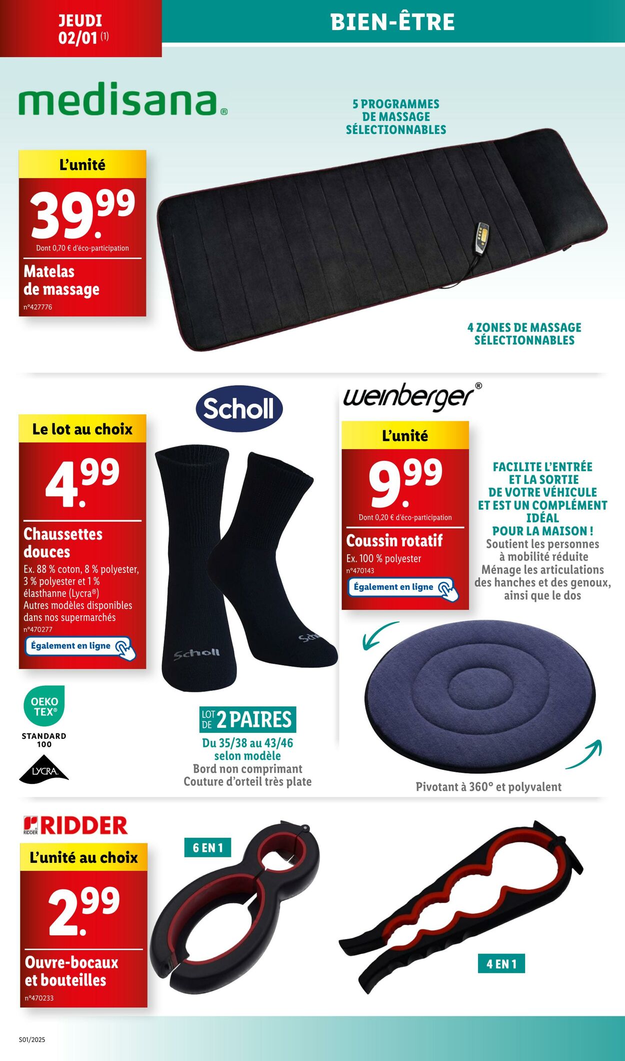 Catalogue Lidl 02.01.2025 - 06.01.2025