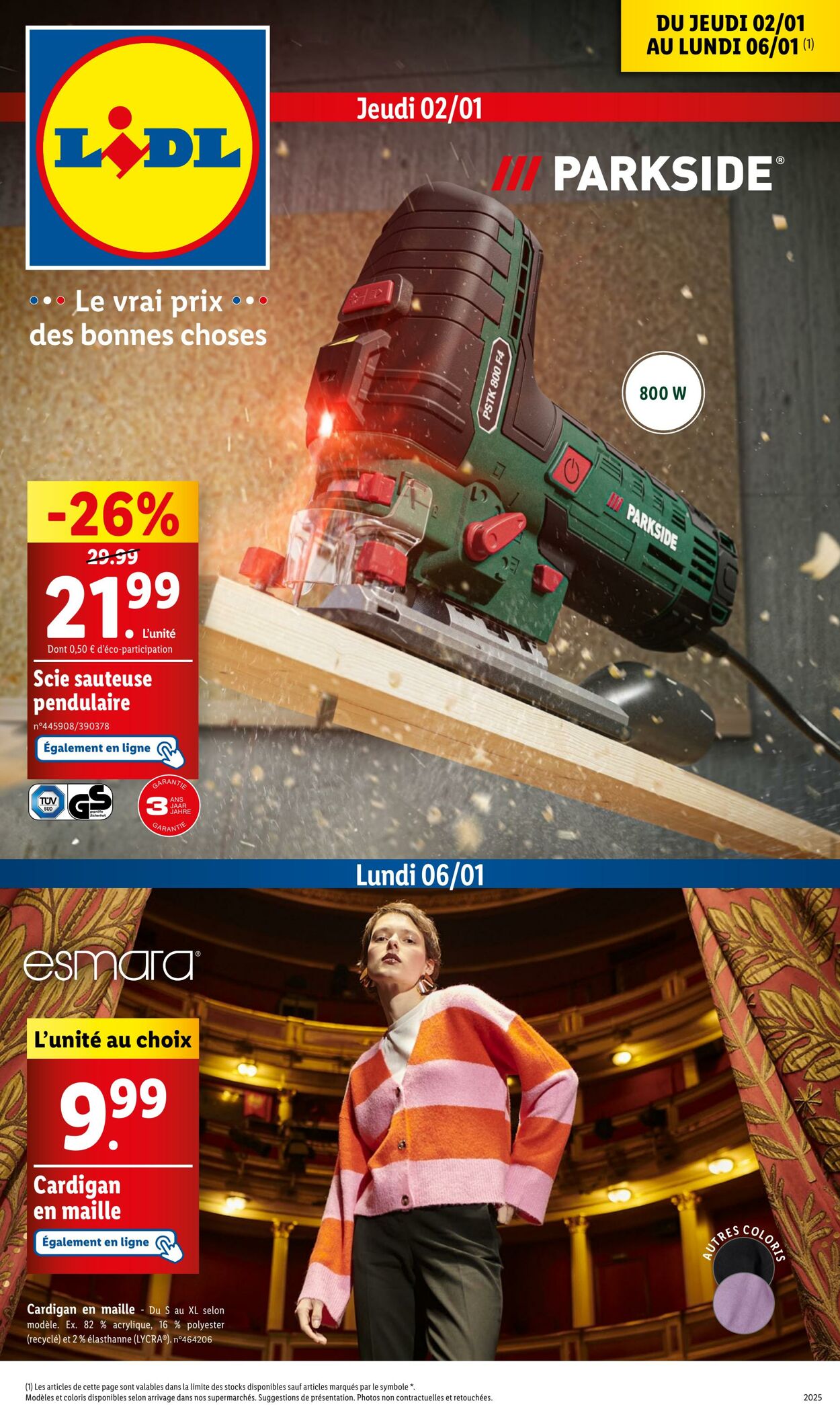 Catalogue Lidl 02.01.2025 - 06.01.2025