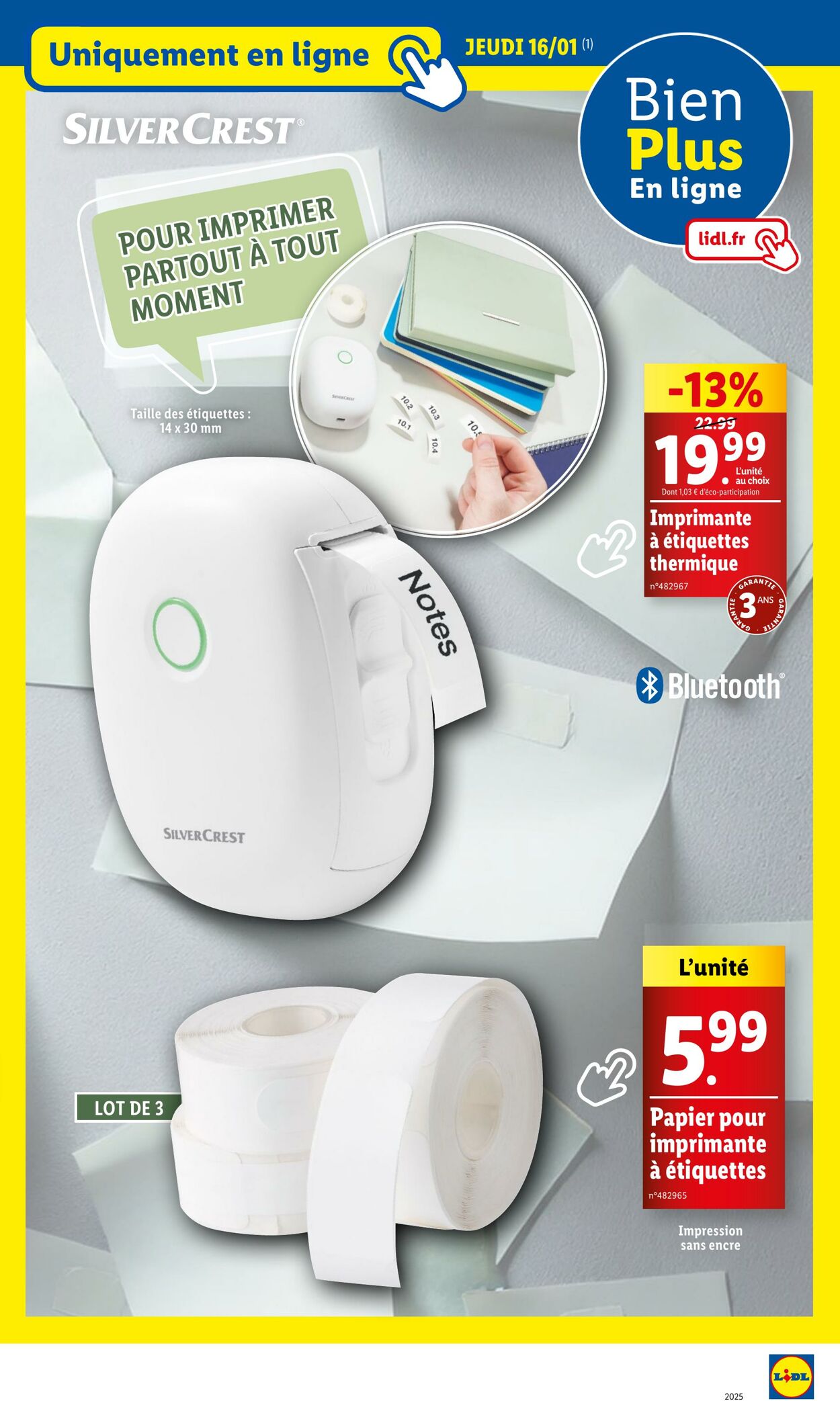 Catalogue Lidl 16.01.2025 - 20.01.2025