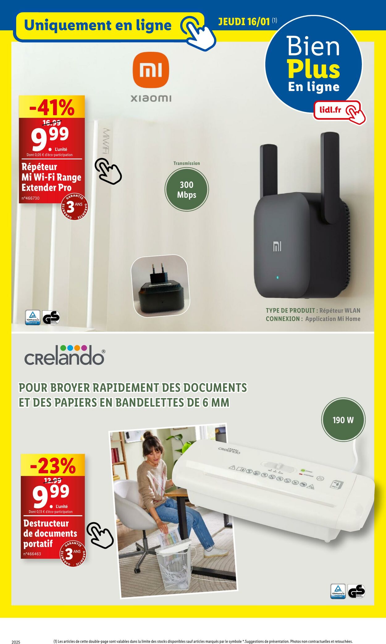 Catalogue Lidl 16.01.2025 - 20.01.2025