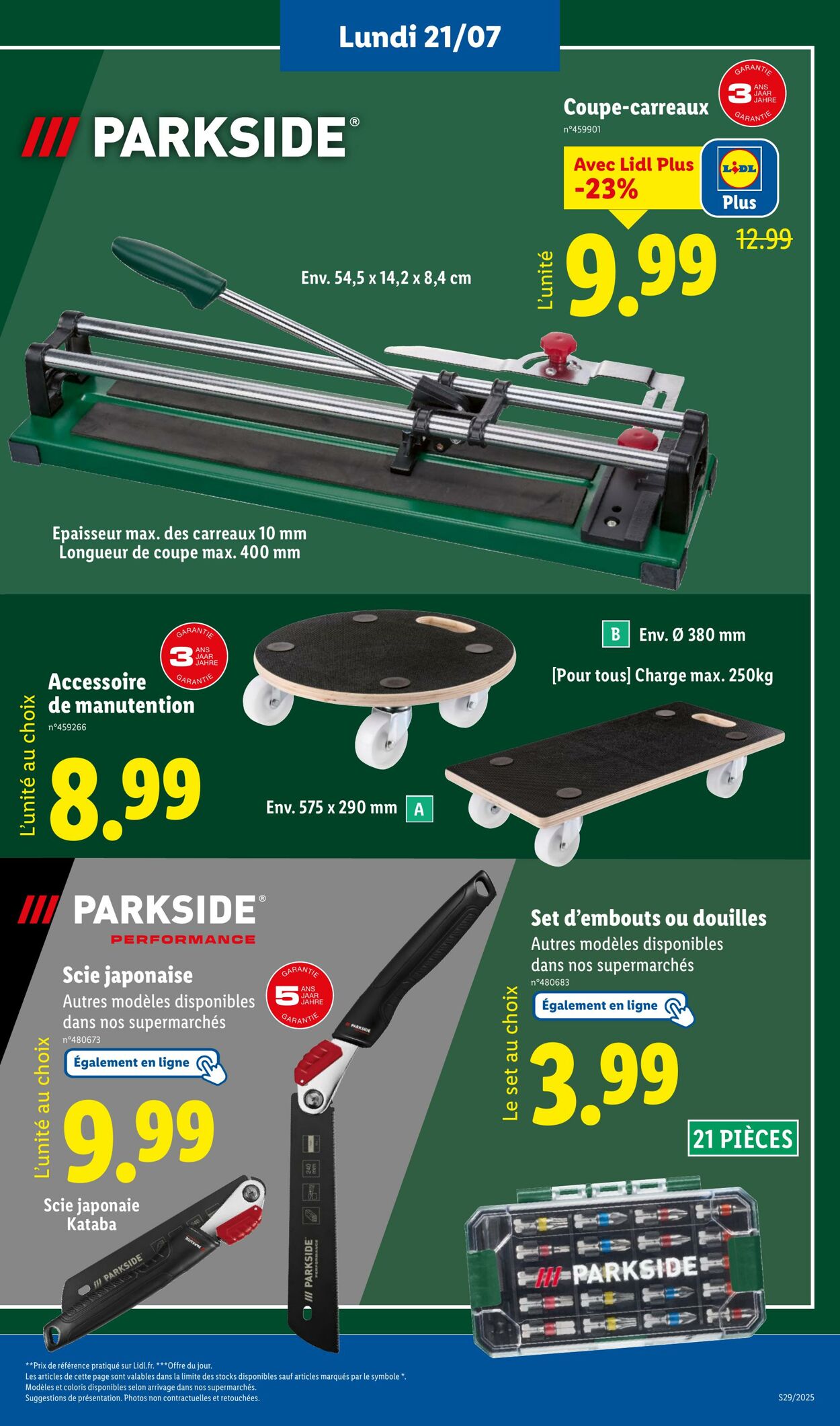 Catalogue Lidl 21.07.2025 - 24.07.2025