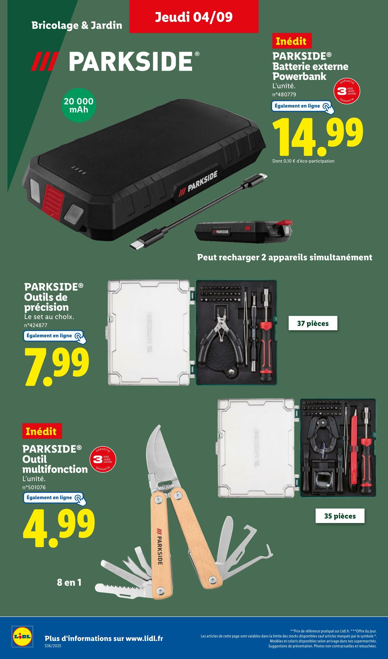 Catalogue Lidl 01.09.2025 - 04.09.2025
