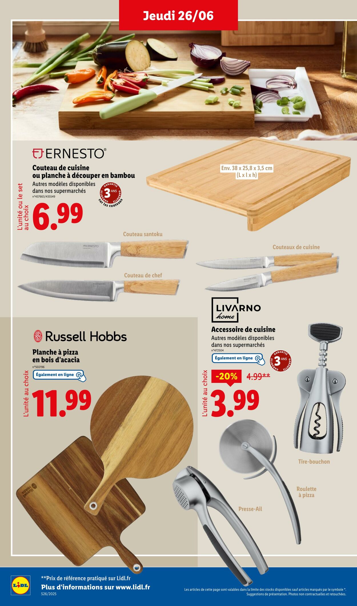 Catalogue Lidl 26.06.2025 - 30.06.2025