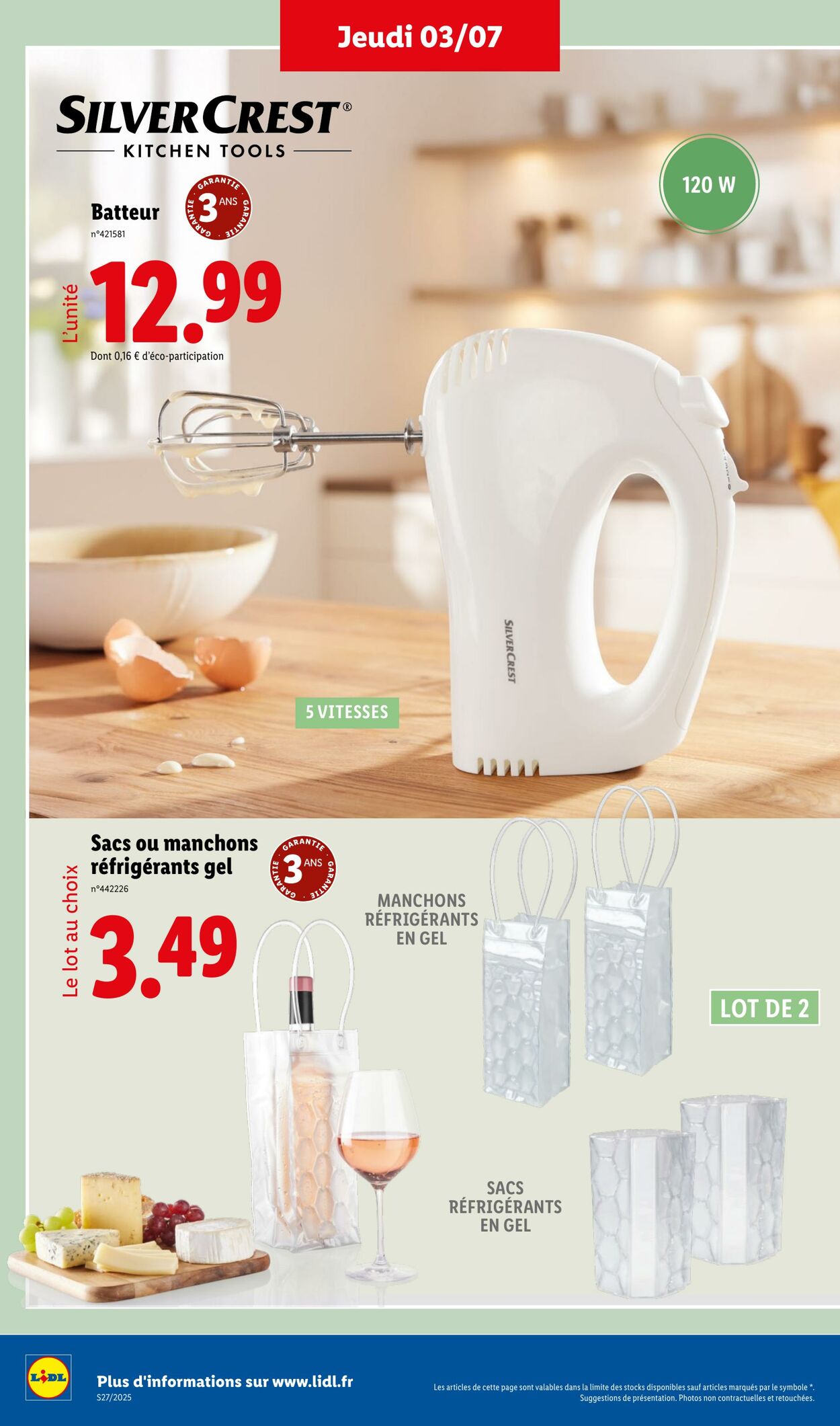 Catalogue Lidl 30.06.2025 - 03.07.2025