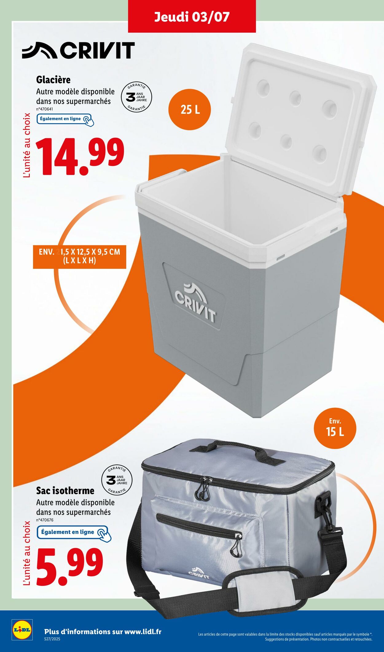 Catalogue Lidl 30.06.2025 - 03.07.2025