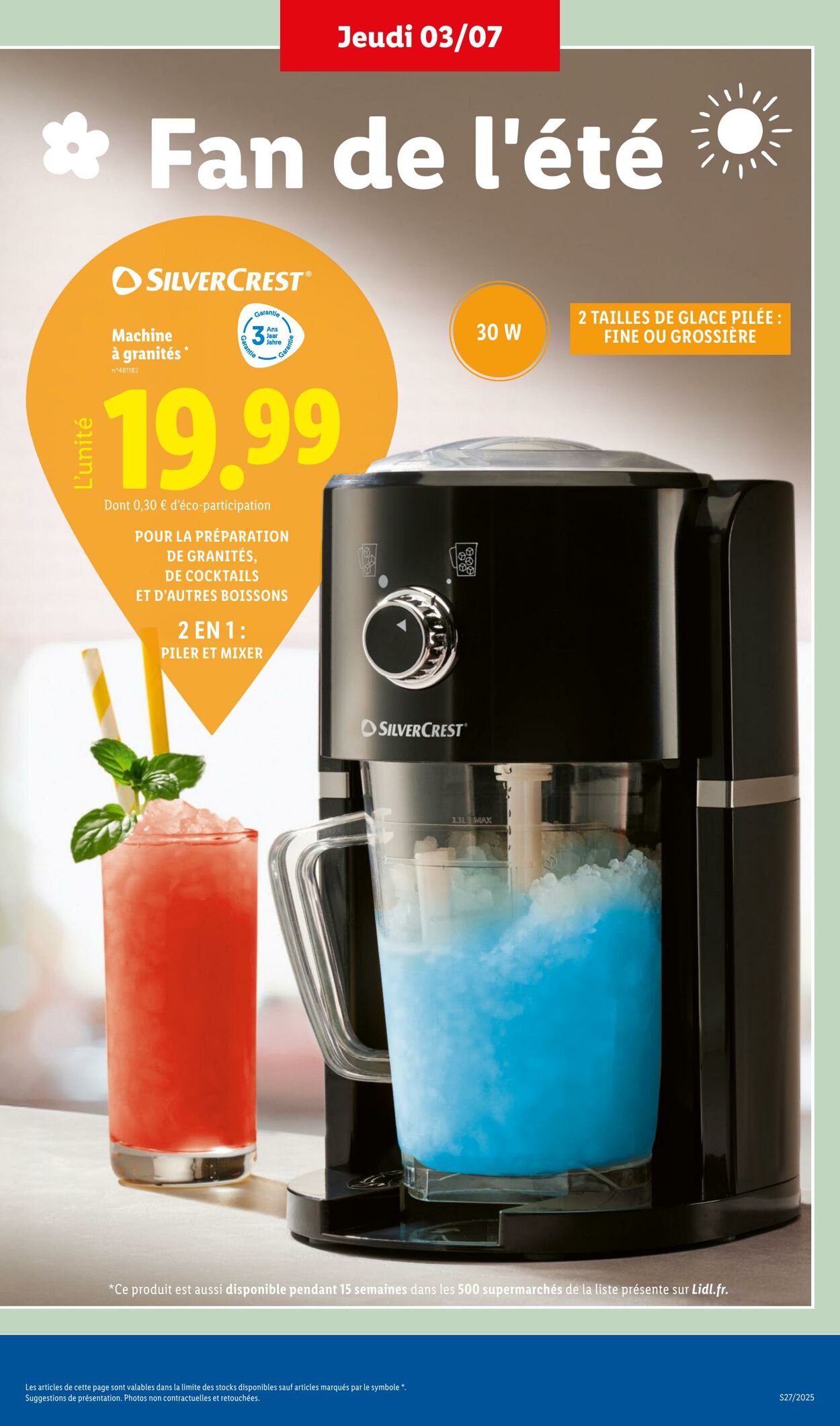 Catalogue Lidl 30.06.2025 - 03.07.2025