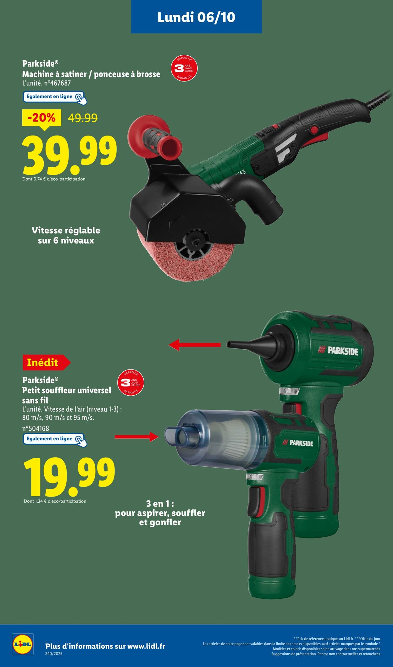Catalogue Lidl 06.10.2025 - 09.10.2025