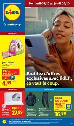 Catalogue Lidl 06.10.2025 - 09.10.2025