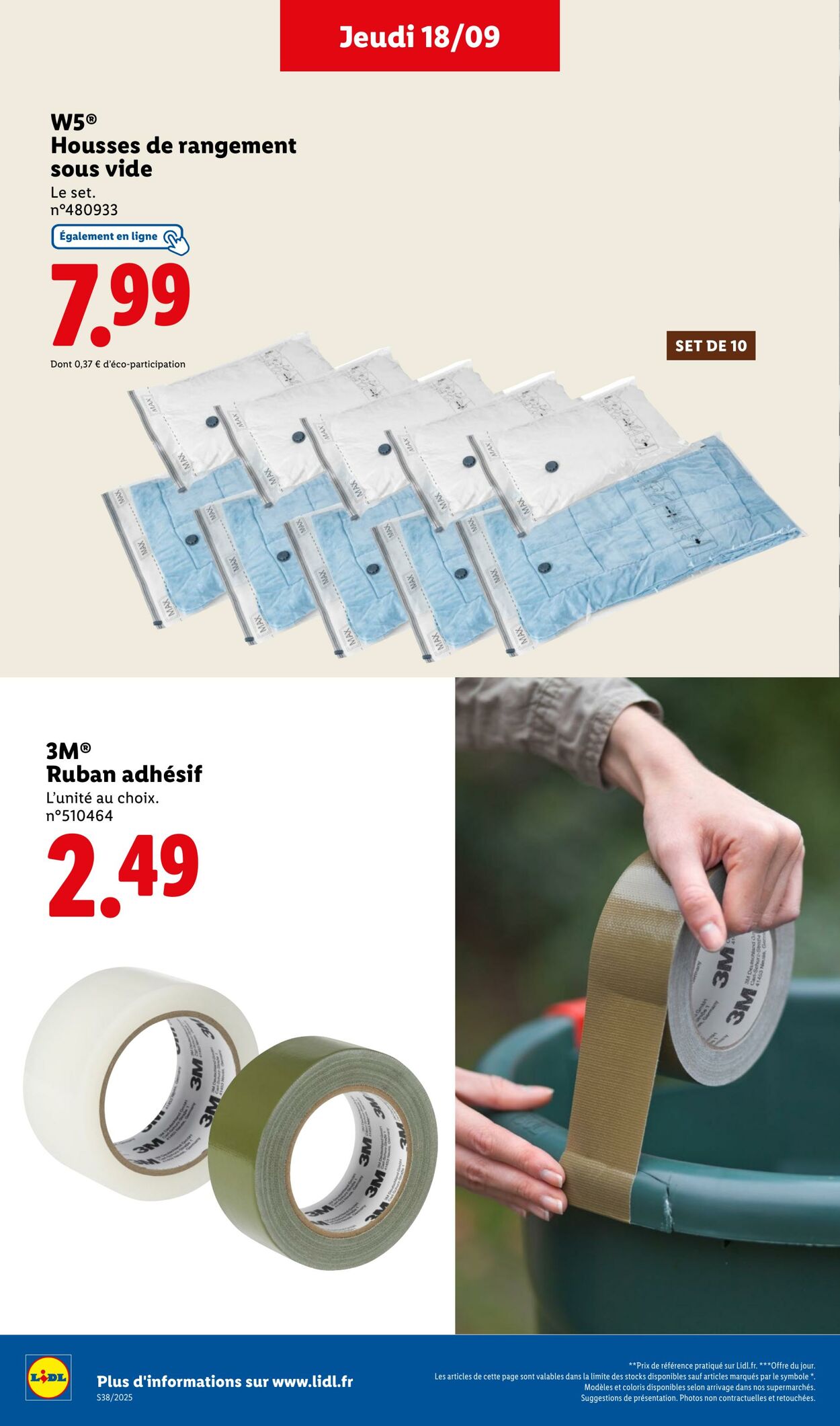 Catalogue Lidl 18.09.2025 - 22.09.2025