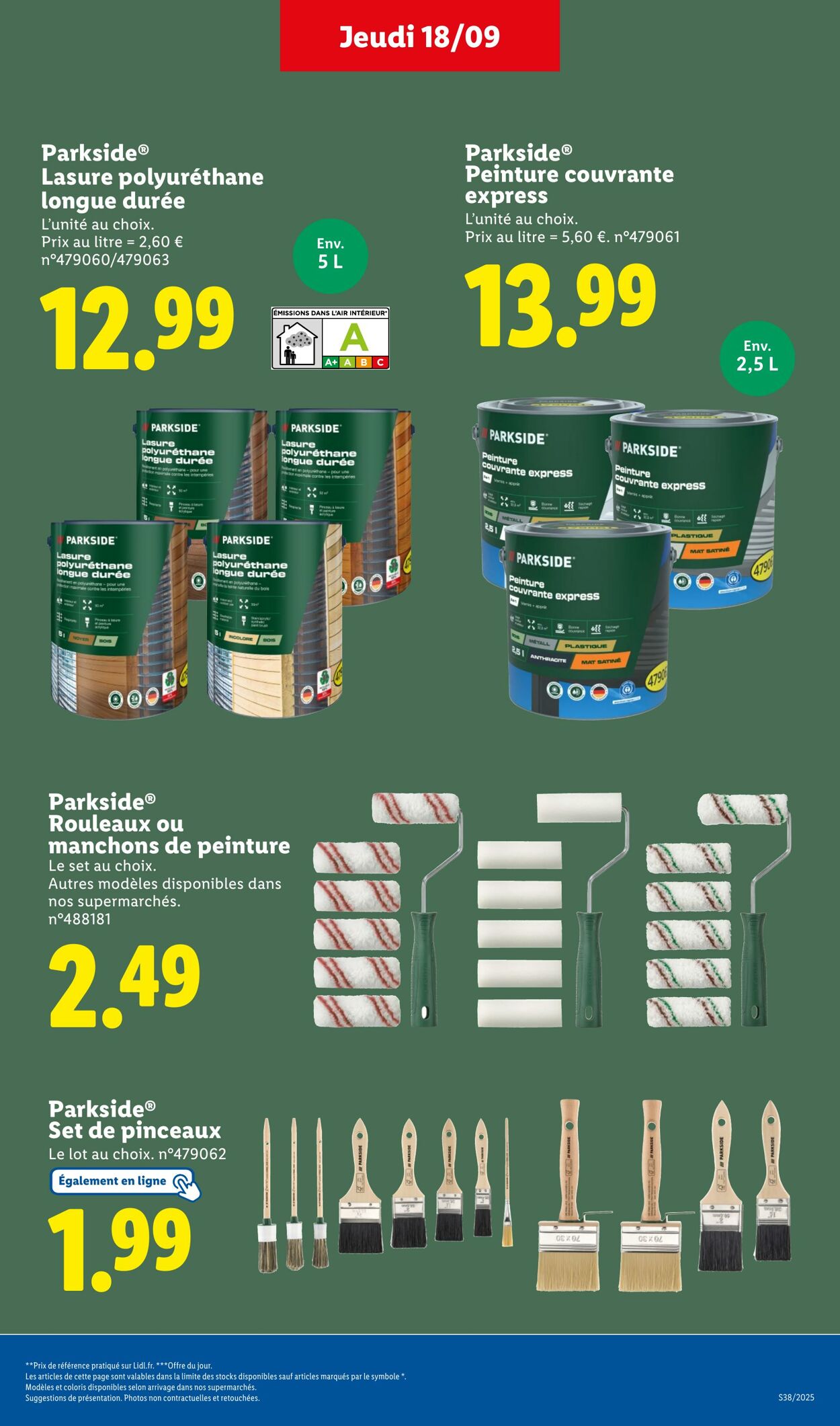 Catalogue Lidl 18.09.2025 - 22.09.2025