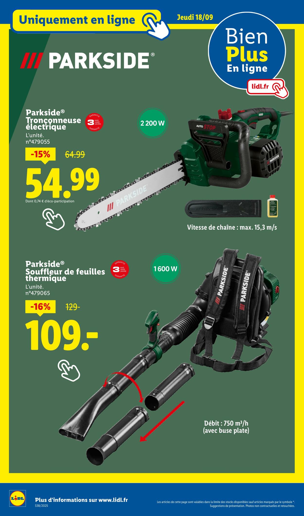 Catalogue Lidl 18.09.2025 - 22.09.2025