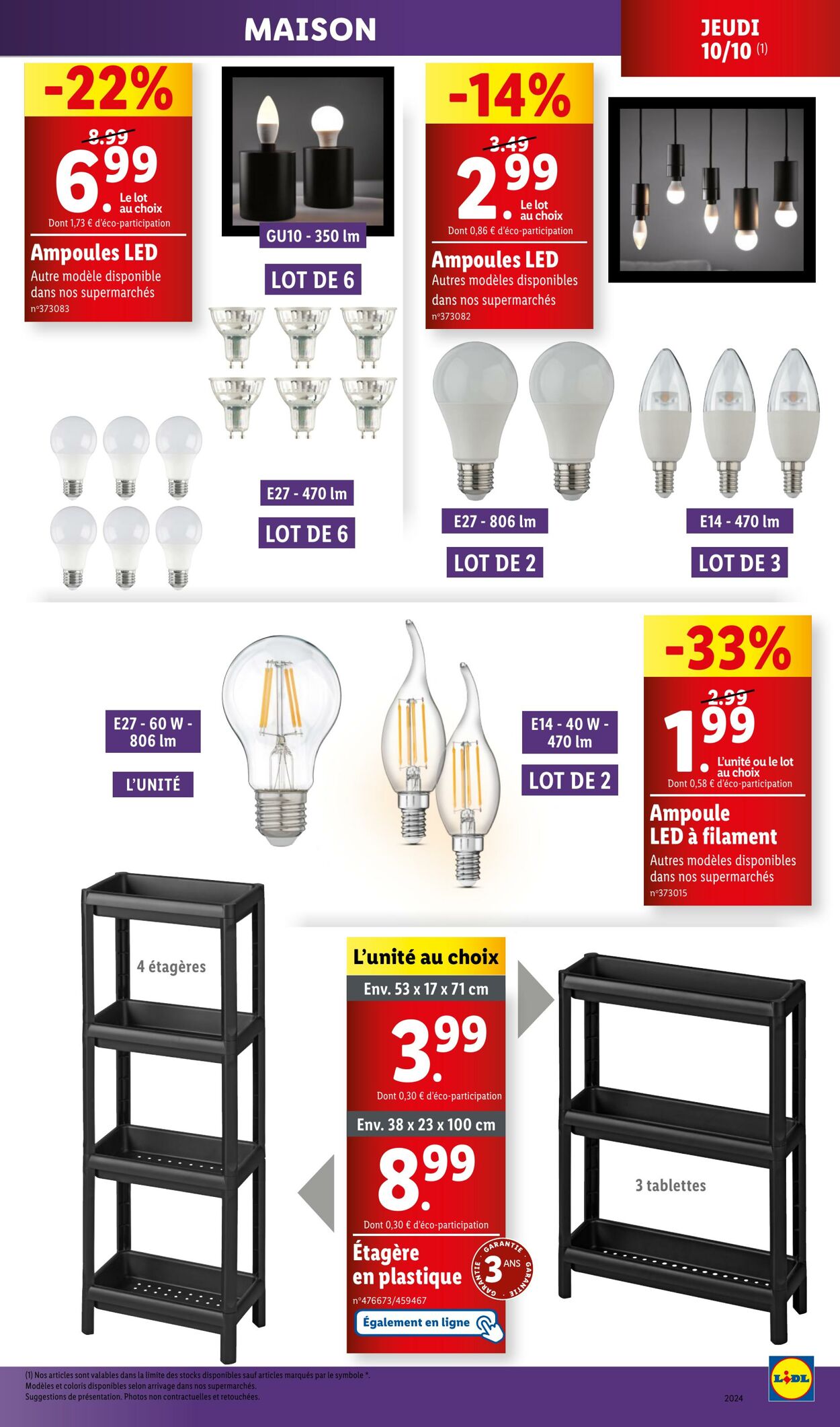 Catalogue Lidl 07.10.2024 - 10.10.2024