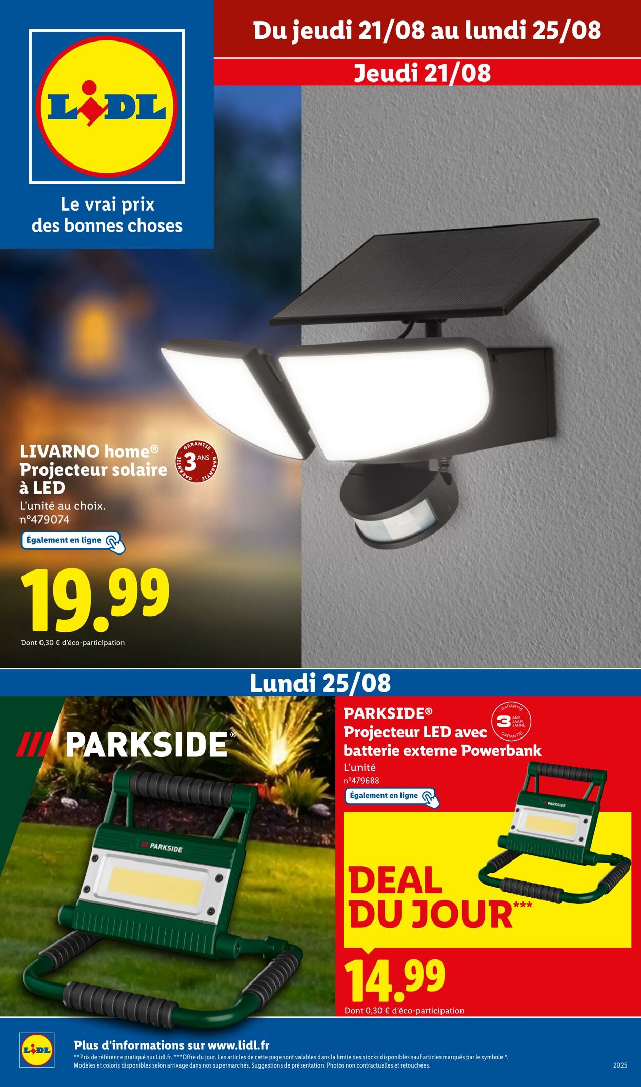 Catalogue Lidl 21.08.2025 - 25.08.2025