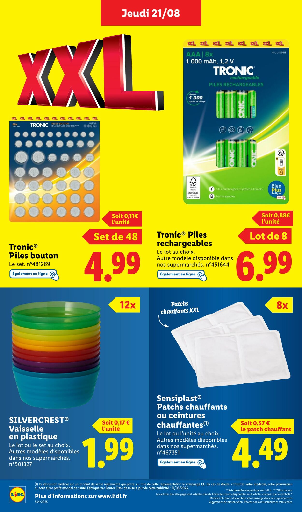 Catalogue Lidl 21.08.2025 - 25.08.2025