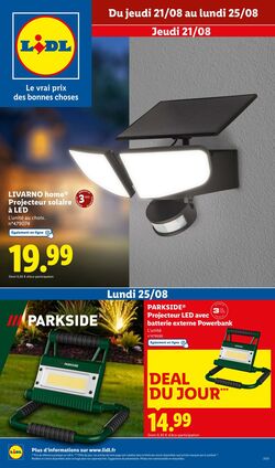 Catalogue Lidl 21.08.2025 - 25.08.2025
