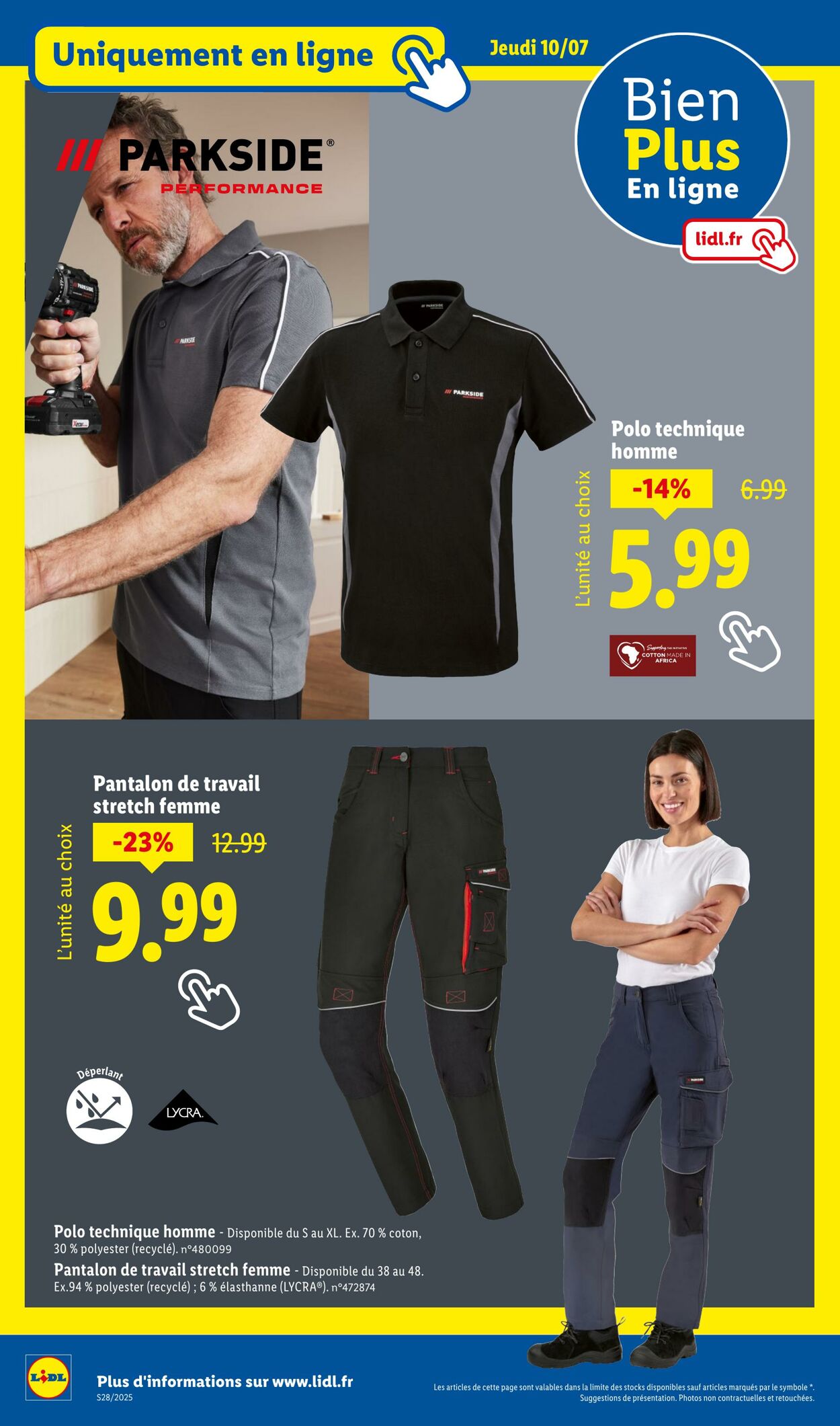 Catalogue Lidl 07.07.2025 - 10.07.2025
